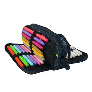 Estojo Triplo 24 Pens Summer Sabra