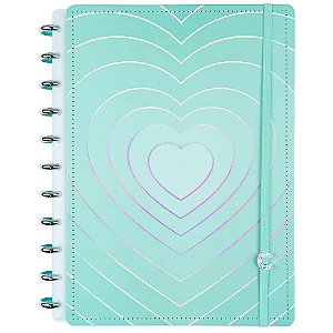 Caderno Inteligente Grande Turquoise Love