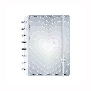 Caderno Inteligente Médio Grey Love