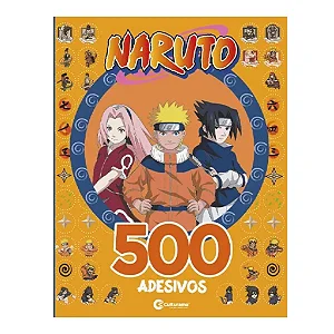 Livro Infantil de Colorir Naruto 500 Adesivos Culturama