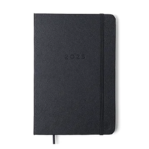 Agenda Planner Clássica Semanal Preta Cícero