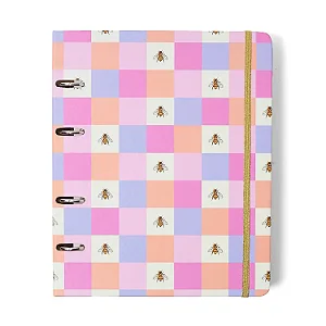 Caderno Criativo Argolado Melissa Pautado 17x24 Casinha das Abelhas Cicero
