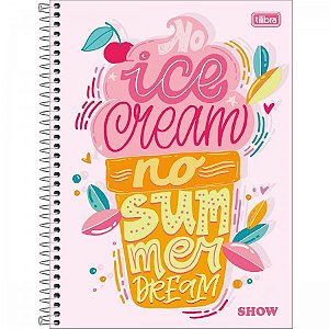 Caderno Espiral Univ. Capa Dura 1 Matéria 80 Fls Show Feminino Tilibra