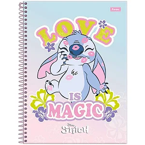 Caderno Espiral Univ. Capa Dura 10 Matérias 160 Fls Stitch Foroni