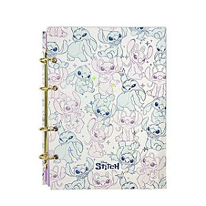Fichário Cartonado Stitch Colegial 120 fls.  Foroni