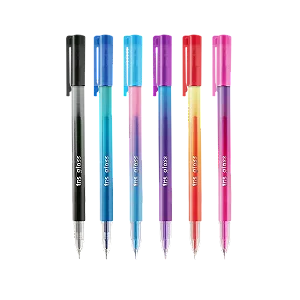 Caneta Gel Glass 0.5 mm 6 Cores Tris