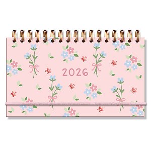 Agenda Semanal Mini 2026 Laços e Afetos by Sof Fina Ideia