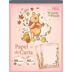 Bloco Papel de Carta Pooh Tilibra