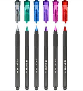 Caneta Gel Cis Gelyx Pro 0,7 mm 6 Cores