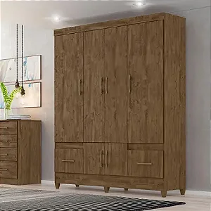 Roupeiro Moval Ms 912 6 portas com sapateira