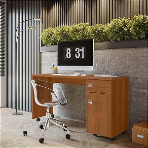 Mesa de Computador Lukalian Malta 1 Porta e 1 Gaveta