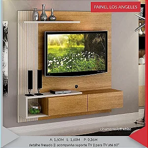 HOME SUSPENSO VALDEMOVEIS LOS ANGELES 160 LARGURA TV ATE 60 POLEGADAS