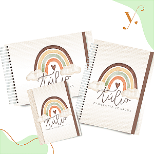 Kit Maternidade Afetiva - Arco Íris Boho