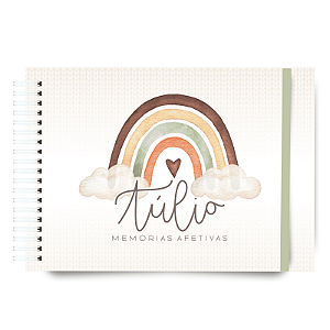 Livro do Bebê - Arco Íris Boho