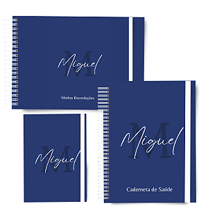 Kit Maternidade Afetiva - Azul escuro Neutro