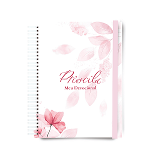 Diário Devocional - Folhagens Rosa