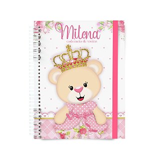 Caderneta de Vacinação - Ursinha Princesa Realeza