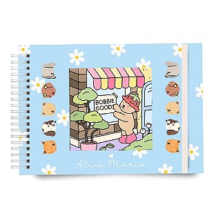 Livro de Colorir - Bobbie Goods - Azul Margaridas 50 páginas