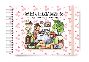 Livro de Colorir - Girls Moments - Cerejinhas