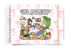 Livro de Colorir - Girls Moments - Lacinhos