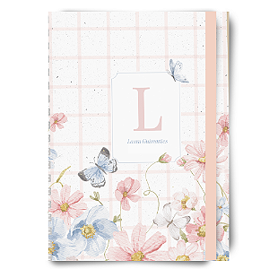 Álbum de Fotos - Floral Borboleta Azul