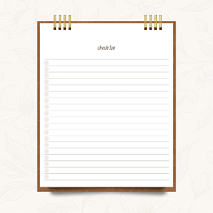 Checklist - 10 x 15 - Mesmo tema