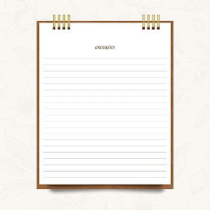 Bloco de Anotações - 10 x 15 - Mesmo tema