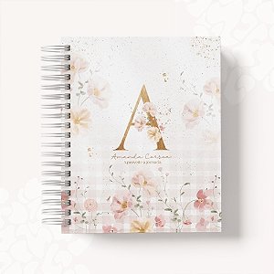 Planner 2026 - Inicial Floral - Personalizado