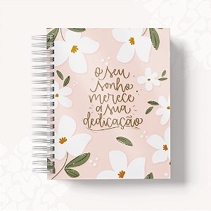 Planner 2026 - O seu sonho merece a sua Dedicação - Personalizado