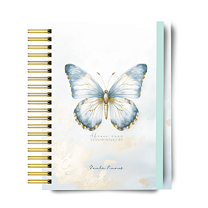Planner 2026 - Borboleta Azul - Personalizado