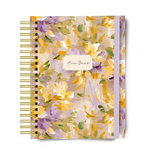 Planner 2026 - Abstrato Pinceladas - Personalizado