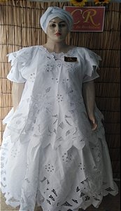 Baiana Branca rechilieu 6peças