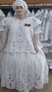 Baiana Branca rechilieu 6peças