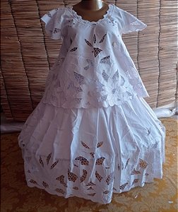 Baiana Branca rechilieu 6peças