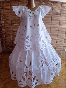 Baiana Branca rechilieu 6peças