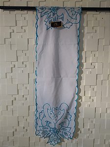 Pano de cabeça azul