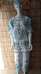 conjunto Masculino Rechilieu verde  3 peças