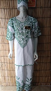 conjunto Masculino Rechilieu verde  3 peças