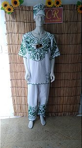 conjunto Masculino Rechilieu verde  3 peças