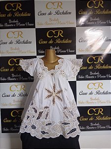 Bata Rechilieu  Branco e Prata