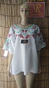 camisu bordado branco peça unica