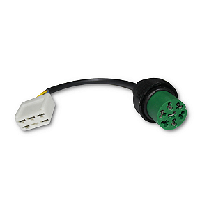Conjunto Cabo Redondo PVC 5 Vias 0,20m LD Conector Macho VD - 0616100