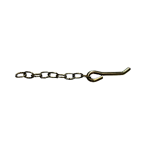Pino de Fueiro Curvo Guerra 8mm com Corrente Zincado Amarelo – 501040027.ZA