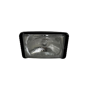 Farol Auxiliar de Neblina 155x90mm com Aro Preto e Lente em Vidro – F-123 – 15146