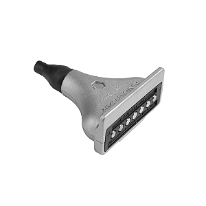 Tomada Elétrica 24V 6 Polos Macho de Alumínio Retangular – 002201