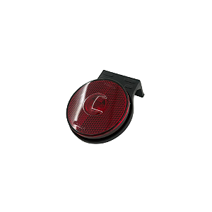 Lanterna Lateral com Suporte Saída com Fios Lente 65 mm Vermelha – VT-142