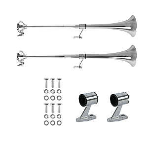 PAR BUZINA MARITIMA ELETROPNEUMATICA 100CM S/ VALVULA HENT AUTOMOTIVOS - 5263-19