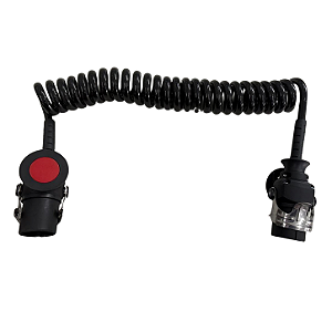 Chicote Elétrico Espiral ABS 4,5M 7 Vias - BPS080