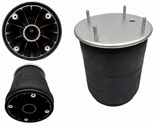 Kit de Suportes S400 Alinhado Soldado com Pinos e Base de Bolsas