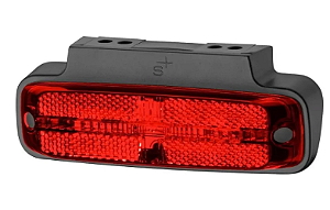Lanterna Lateral Posicional/Retrorrefletiva LED com Fixação Superior Vermelha - 2660.07.30.20